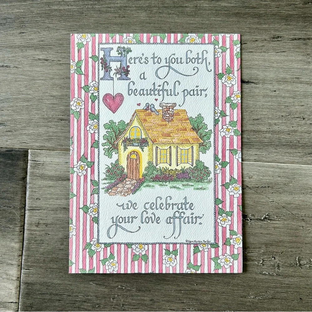 💸 5/20 New Unused Set of 2 Greeting Cards with Artwork by Lynn Norton Parker